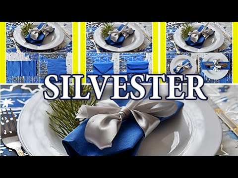 Silvester Servietten Falten servietten falten silvester Silvester Servietten Falten servietten falten silvester