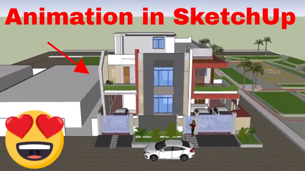 How to Create Animation in SketchUp | SketchUp Animation Tutorial - YouTube