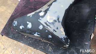 Honda Activa 110, Metalic Black Full Denting Painting Work