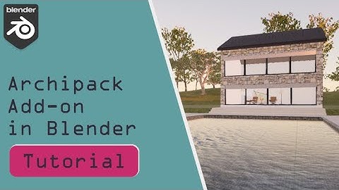 The Archipack add-on in Blender
