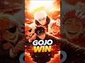 Gojo Actually Won In Jujutsu Kaisen's SEQUEL Modulo 🤯 #gojo #anime #sukuna #angst