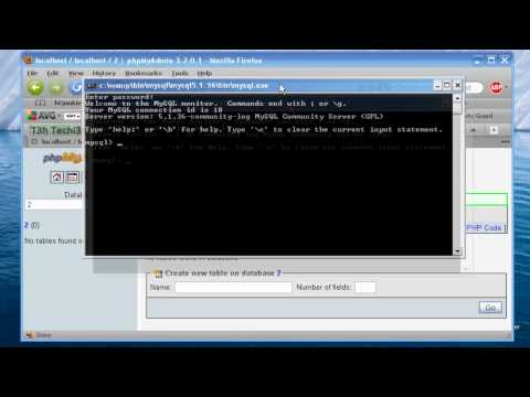 Basic PHP My Admin Tutorial