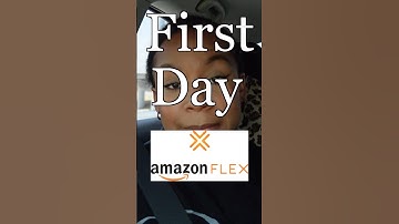 My First Day doing Amazon Flex #amazonflex #amazonflexapp #firstday