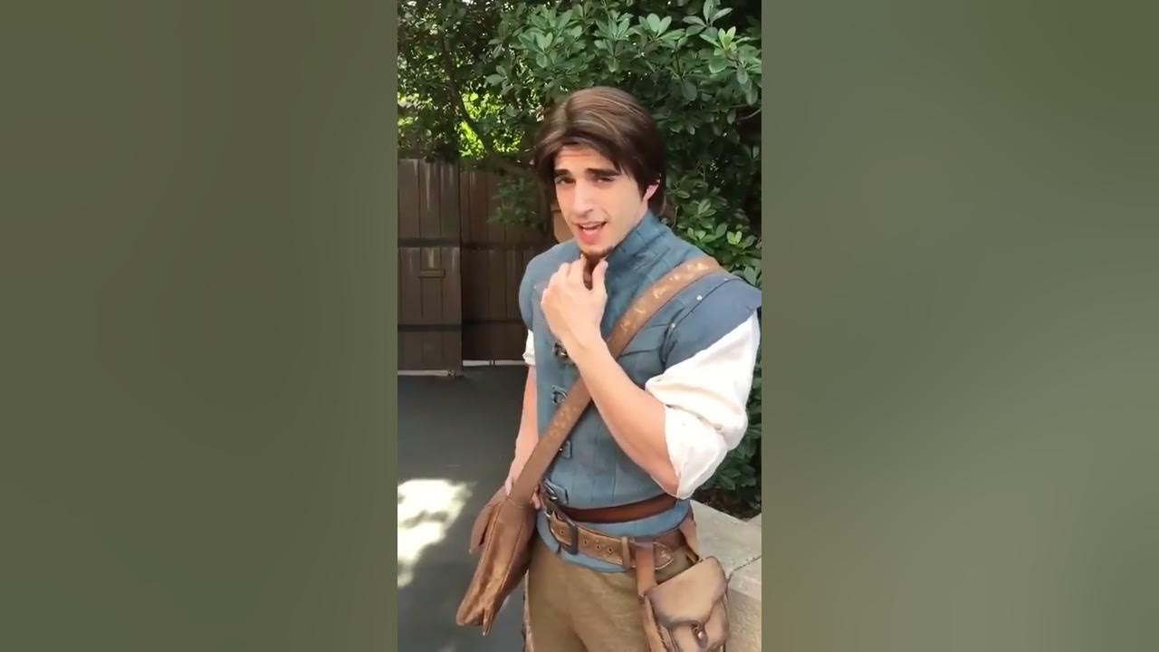 Real Flynn Rider in Disneyland - YouTube