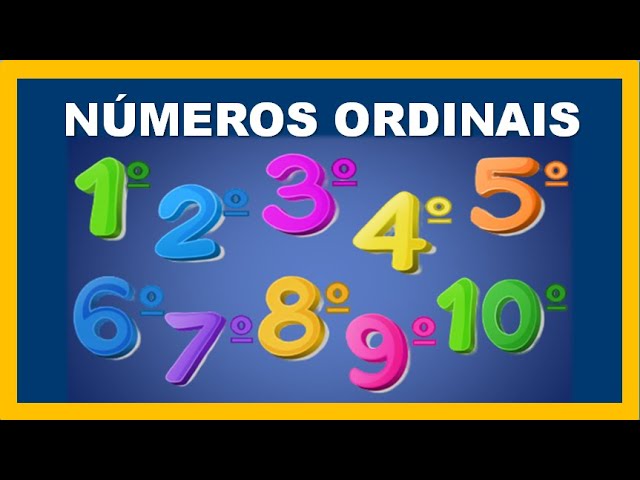 Aprenda os número ordinais em inglês com a Microlins