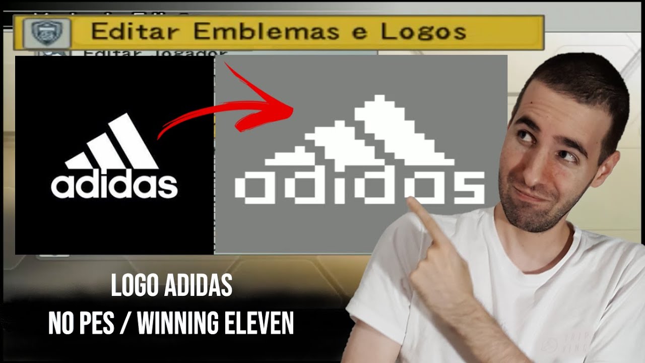 Electrizar escaramuza Revolucionario How to make ADIDAS logo on PES / Winning Eleven ps2 - YouTube
