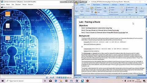 5.1.1 lab - Tracing a Route