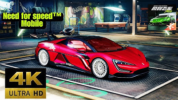 Need For Speed Mobile | 4K Night mode Gameplay | Max Graphics iPad Pro M2