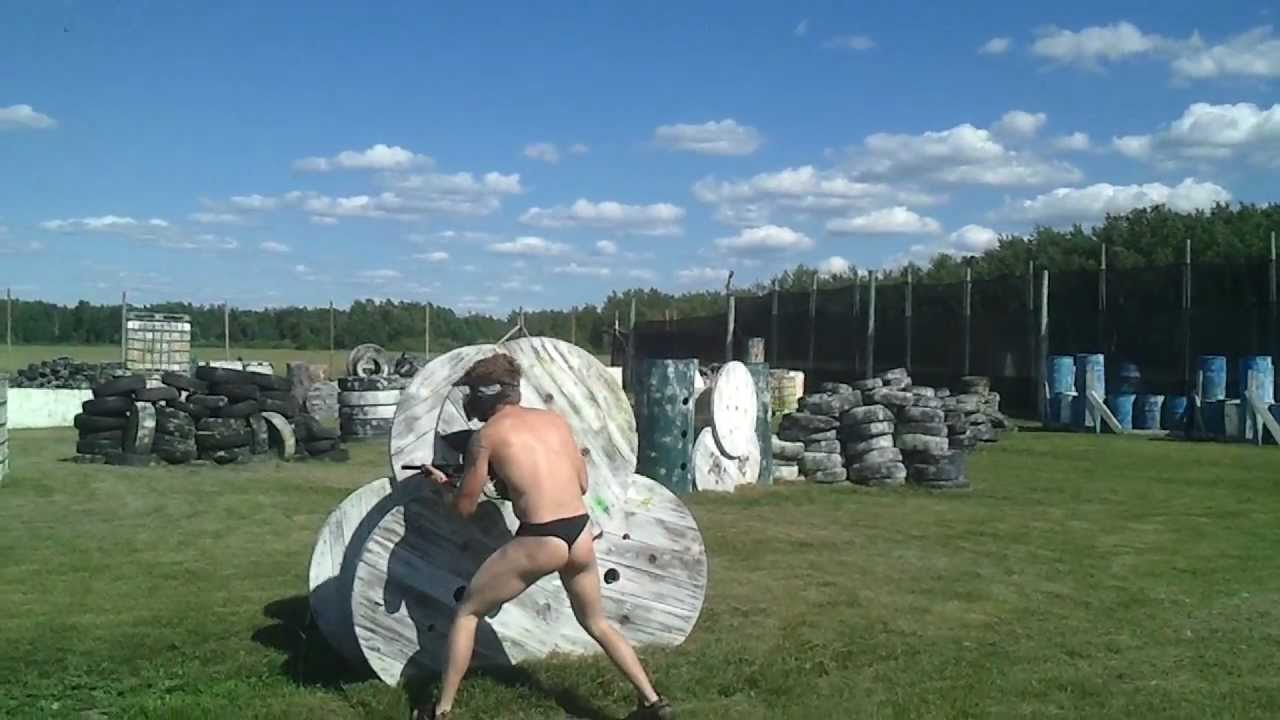 Naked paintball round - Summer 2011 - YouTube