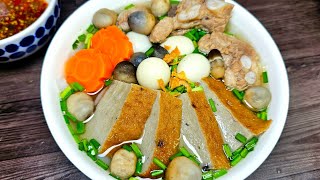 Cách Nấu Bánh Canh Chả Cá Nha Trang Thơm Ngon Nóng Hổi Giải Cảm Những Ngày Mưa Bão - Tú Lê Miền Tây