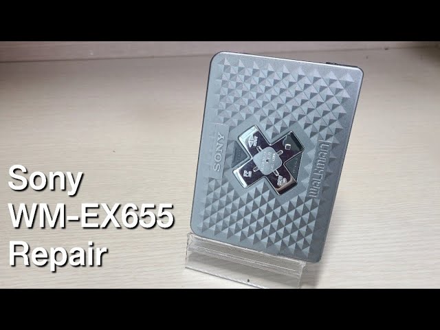 SONY カセットウォークマン WM-EX655 整備品 Sony WM-EX655 Repair Cassette Walkman - YouTube