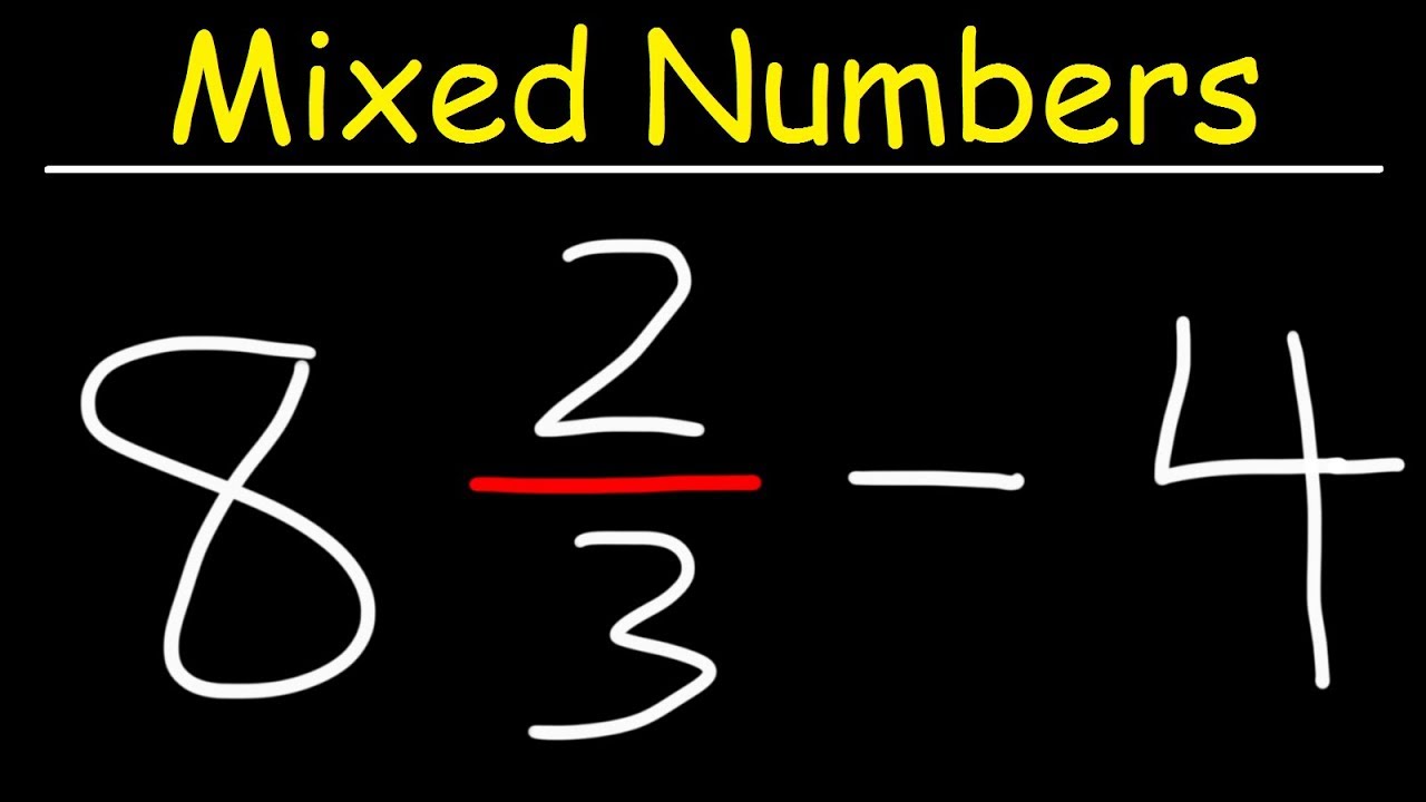 A mix of numbers and symbols. Subtracting Mixed numbers. Mixed number. Add Mixed number.