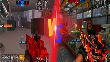 Full Low Grafix 🆚 Ultra HD Grafix 🔥😈 | Modern Combat 5 🎮