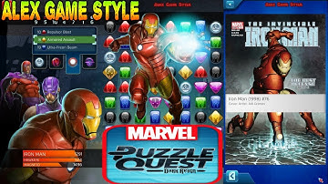 Iron Man Model 35 - Super abilities - Marvel Puzzle Quest - Heroes in Video Games