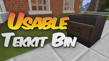 Usable Aesthetically Pleasing Trashcan in Minecraft - Redpower & Tekkit Creation