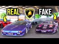I Took My FAKE LAMBORGHINI To A SUPERCAR Meet 