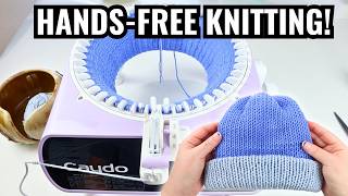 Testing the BRAND NEW CayDo M1 Pro Electric Knitting Machine! Setup & Review