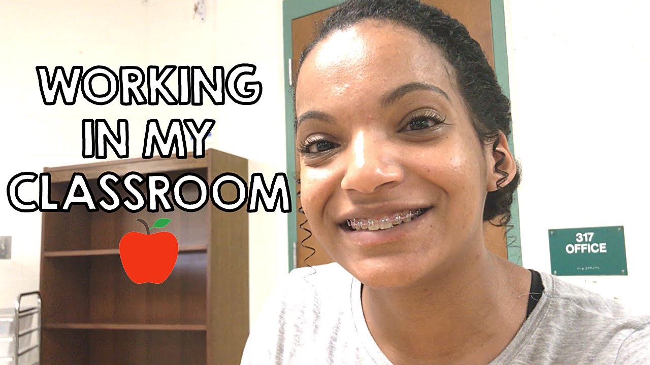 WORKING IN MY CLASSROOM | First Year Teacher Vlog - YouTube