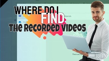 Where do I find the recorded videos in Teams.