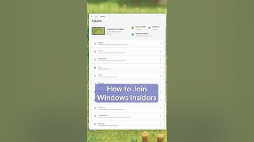 Join the Windows Insider Program! #shorts