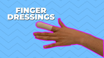 How to do a finger dressing - neat and secure wound dressing technique