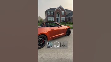 2023 Convertible Orange Camaro - Camaro conversível- GM Proud #gm #camaro