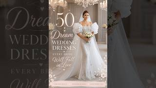 50 Dream Wedding Dresses Every Bride Will Fall in Love | Bridal Gowns 2027 | #weddingdress