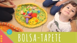 Aprenda a costurar uma bolsa-tapete de brincar