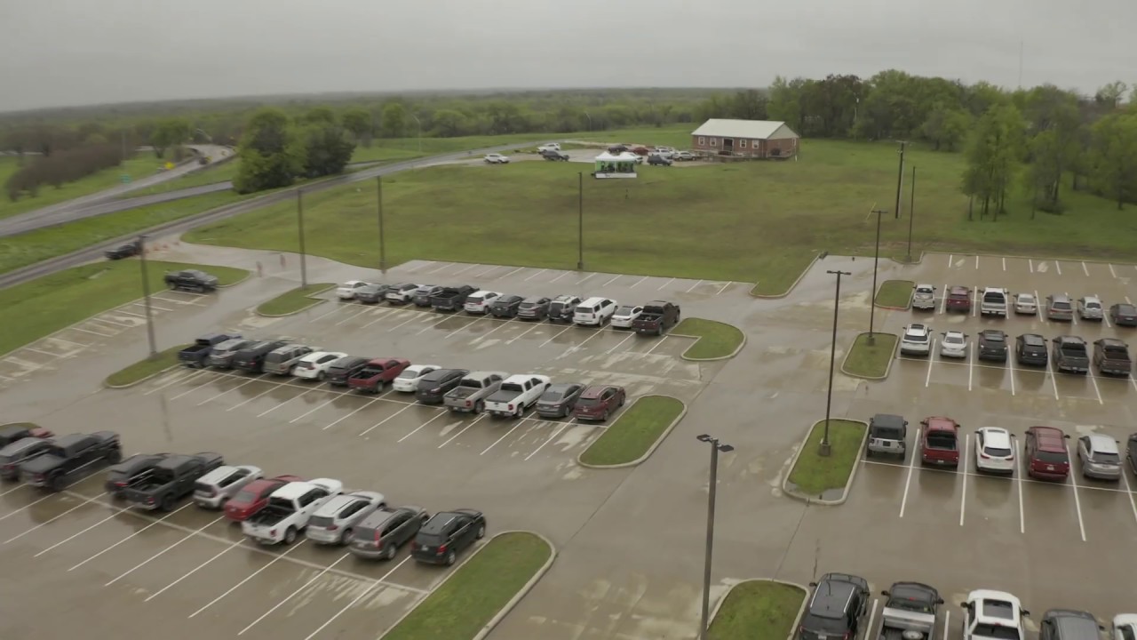 First Baptist Church of Kaufman, TX DriveIn Service. March 22, 2020