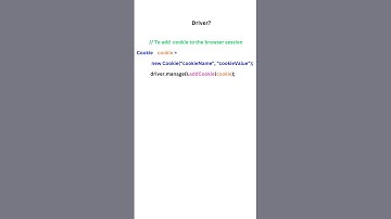 Cookies in Selenium WebDriver ||  Automation testing