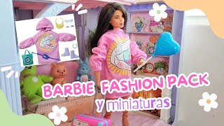 Barbie Fashion Pack y Miniaturas del tianguis 😍✨ #barbie #barbiemexico