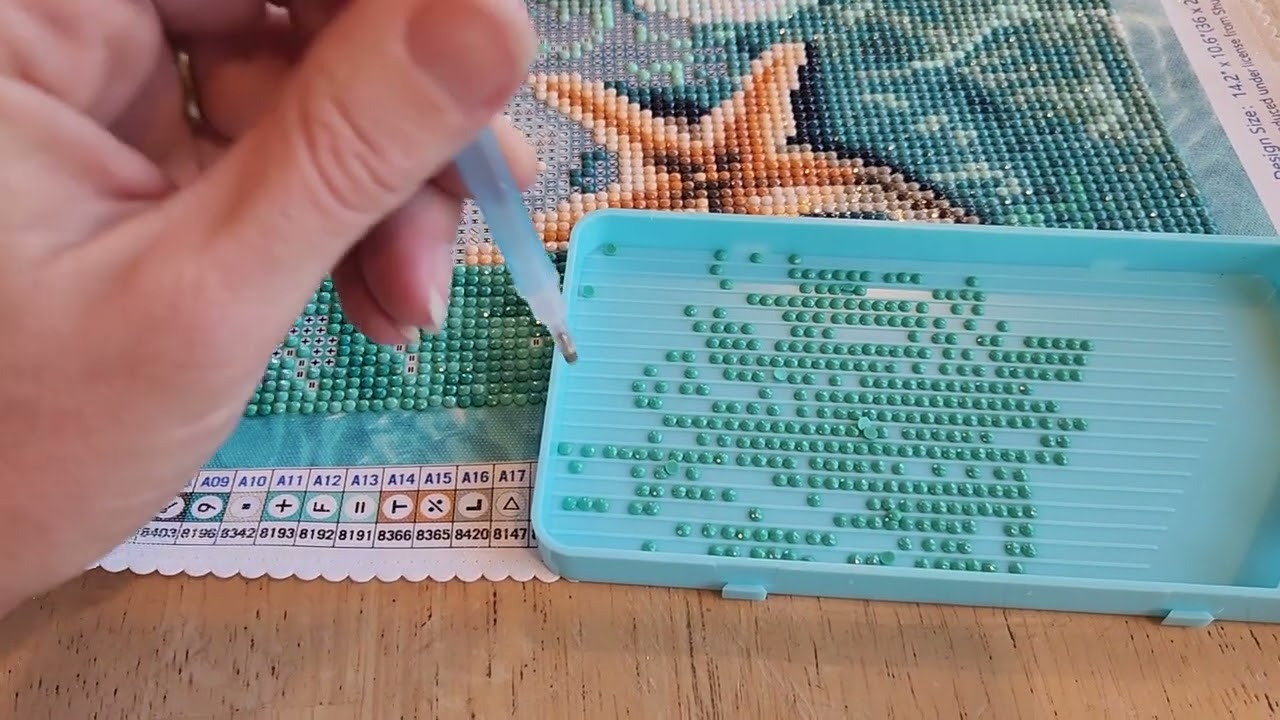 Relaxing diamond art 