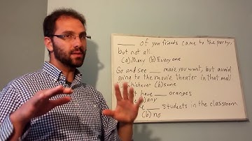 Quantifiers Exercise Part 2