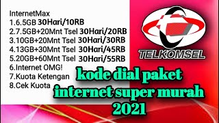 Kode Dial Paket Telkomsel Super Murah 2021