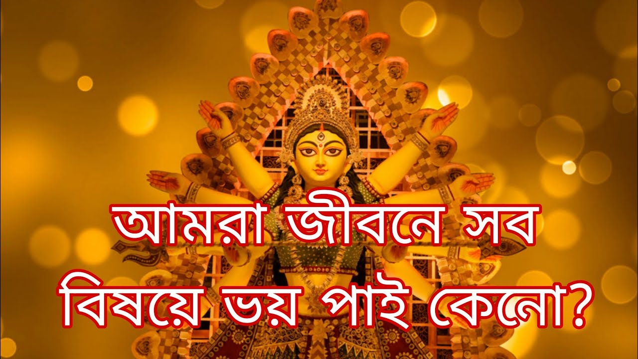 আমরা জীবনে সব বিষয়ে ভয় পাই কেনো?