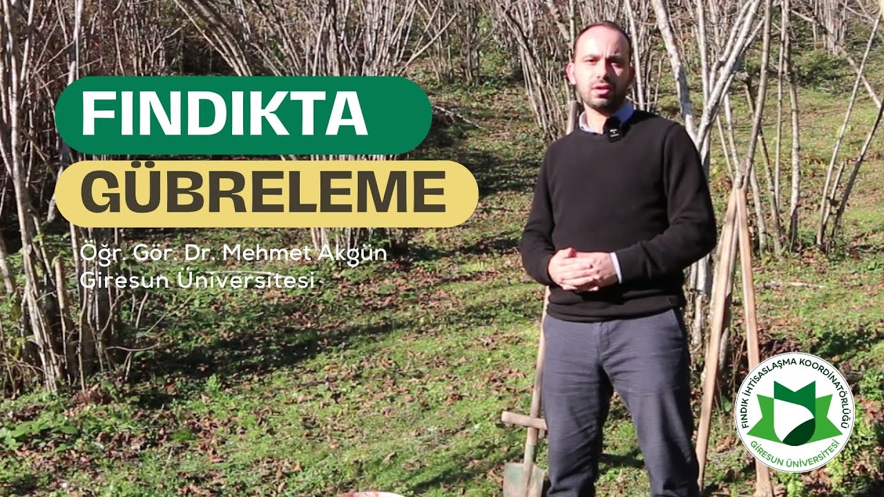Çiftçilerimize Fındıkta Budama ve Gübreleme Eğitimi Öğr. Gör. Dr. Mehmet Akgün
