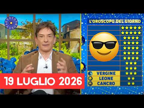 Video Oroscopo Paolo Fox Oggi Domenica 19 Luglio 2026: Chi Guadagna più Stelle Oggi? ?