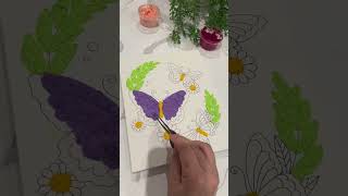 Napkins+water+paint+glue= work of art! 🎨😍 #dollartree #crafts #diy #art