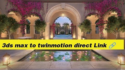 How to direct Link 3ds max to twinmotion live Link 🔗