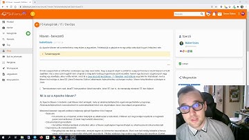 Mini bevezető a maven világába - Java Programozás Kezdőknek - 22. rész