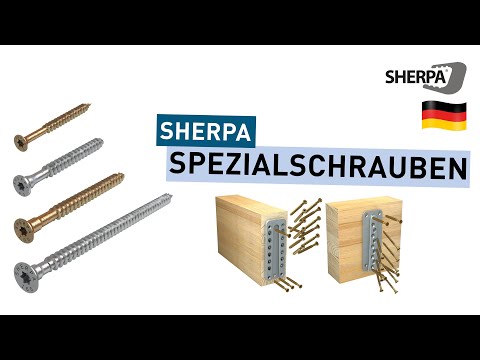 SHERPA Spezialschraube - Die Systemschraube für mehr Sicherheit und Leistung im Holzbau ?➕?