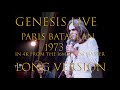 Capture de la vidéo Genesis Live, Paris Bataclan 1973 Long Version, 16Mm Master In 4K
