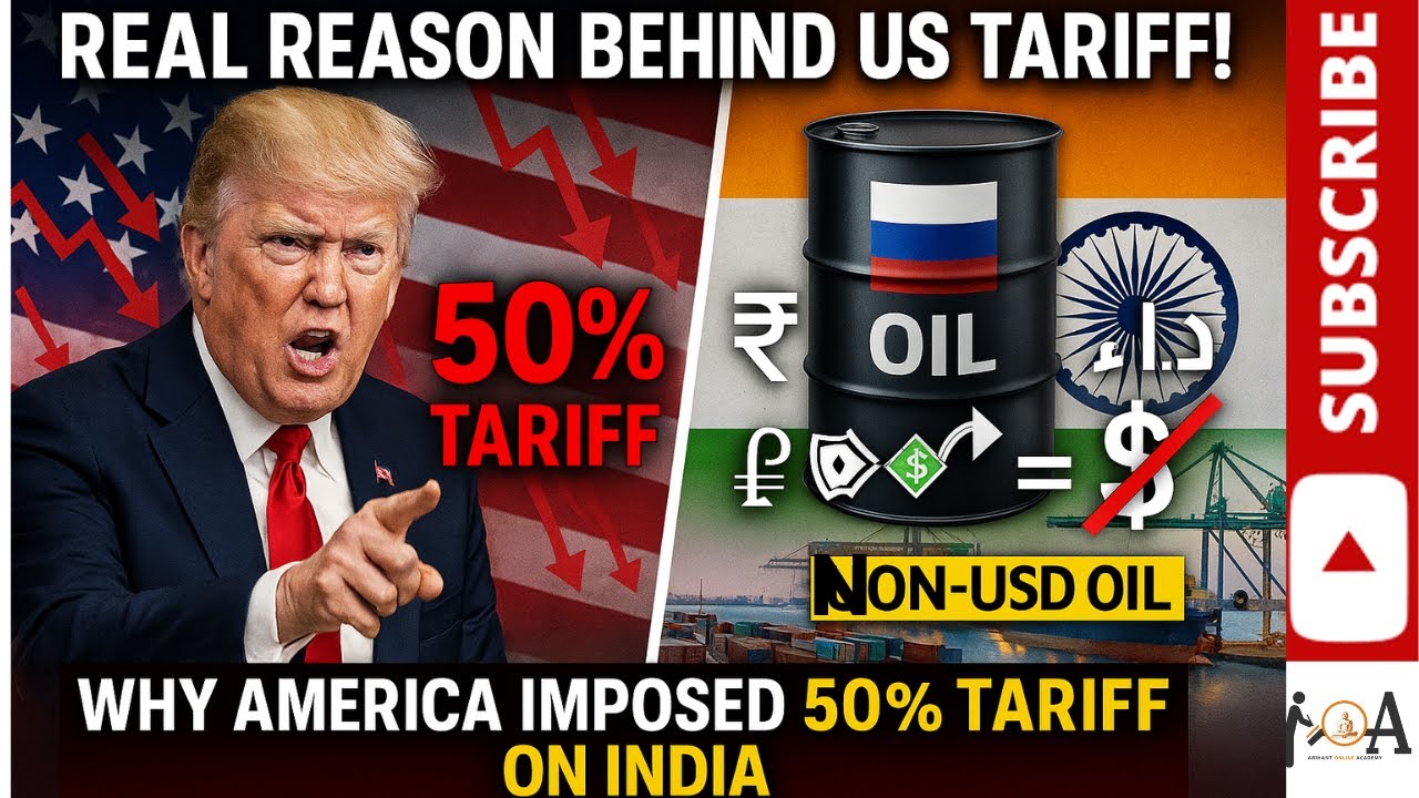 Why America Imposed a 50% Tariff on India | The Real Reason Behind the US-India Trade Clash