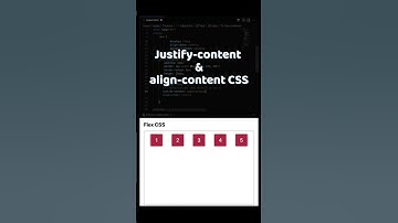 CSS Flexbox  justify-content  align-content #css #flexbox #frontend  #coding