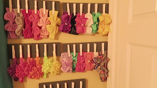 Easy Hair Bow Holder