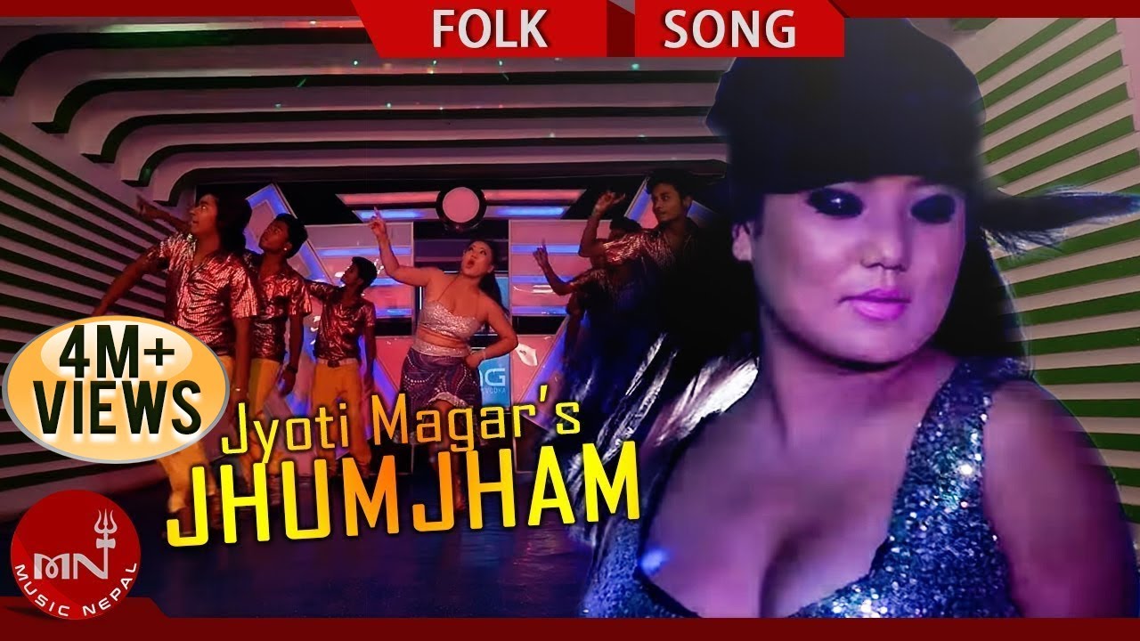 Jyoti Magar's Item Dance | Jhum Jham - Saugat Ojha | Bikram Chauhan |  Woktani Kid - YouTube