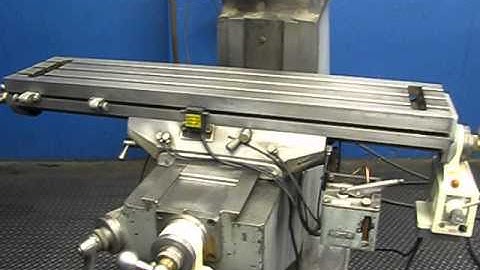 BRIDGEPORT 9" x 42" SERIES I VERTICAL MILLING MACHINE - X & Y AXIS POWER FEEDS