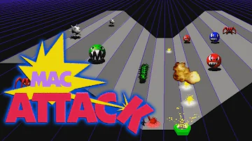 MacAttack - Defend the Net from Viruses in this Tempest 2000 Clone for Macintosh