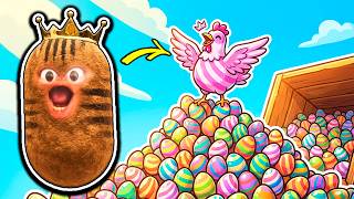 THIS IS THE INSANEST CHICKEN IDLE GAME I'VE EVER SEEN! Eggs Must Flow screenshot 5