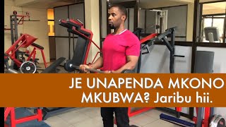 21,Zoezi kwaajili ya kujaza/kujenga mkono wa mbele (Biceps).